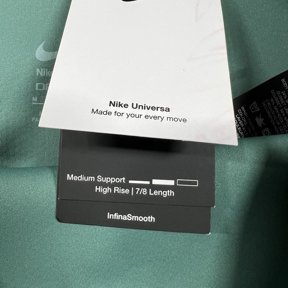 $110 Women's Nike Universa Dri-Fit High-Waisted 7/8 Leggings Medium DQ5897-362 - Picture 3 of 10